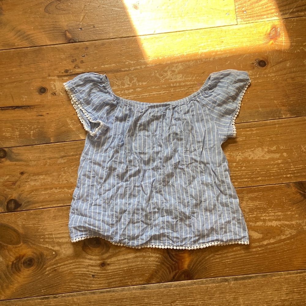 Ganji - blue and white shirt (S)